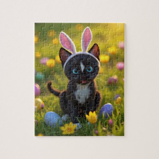 Bunny Ears & Spint: Felini's Paasspel Legpuzzel (Verticaal)