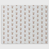 Bunny Ears Wrapping Paper - Geweldig voor paascade Cadeaupapier (Vlak)