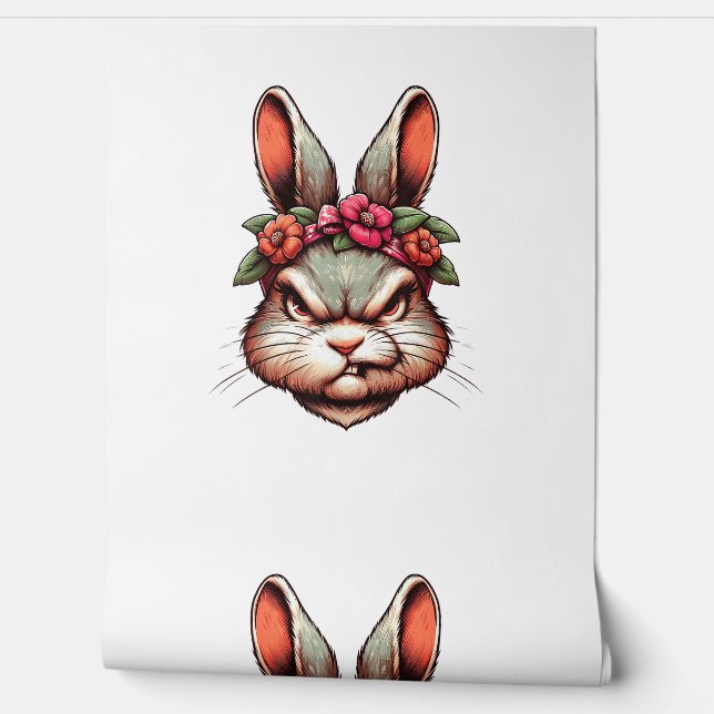 Bunny Easter, Angry Bunny, Funny Rabbit, Funny Ani Behang (Afrollen)