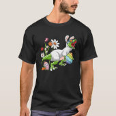 Bunny Easter Basket Stuffers Easter Dinosaur  Boys T-shirt (Voorkant)