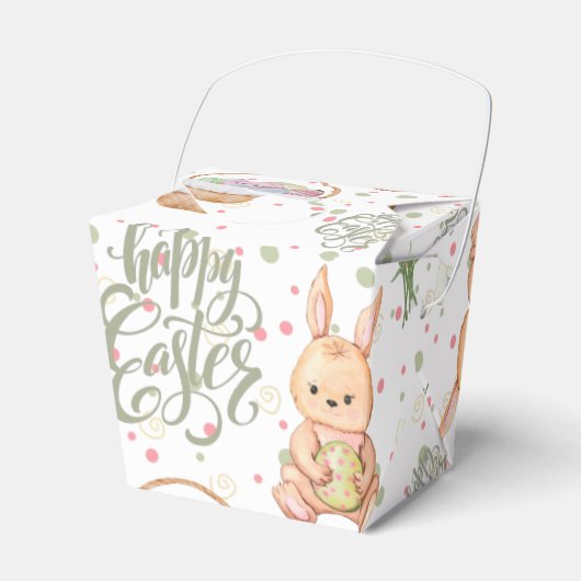 Bunny Easter Box Bedankdoosjes (Voorkant Zijde)