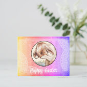  Bunny Easter Briefkaart (Staand voorkant)