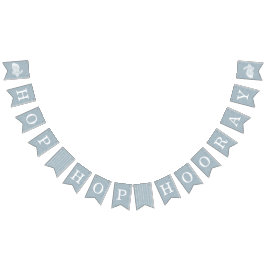 Bunny Easter Bunting Banner - Blauw