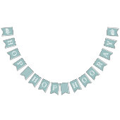  Bunny Easter Bunting Banner - Blauwgroen (Alle)