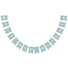 Bunny Easter Bunting Banner - Blauwgroen