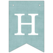  Bunny Easter Bunting Banner - Blauwgroen (Tweede vlag)