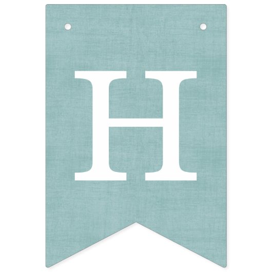  Bunny Easter Bunting Banner - Blauwgroen (Tweede vlag)