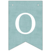  Bunny Easter Bunting Banner - Blauwgroen (Derde vlag)