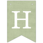  Bunny Easter Bunting Banner - Groen (Tweede vlag)