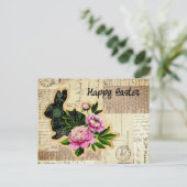  Bunny Easter Collage Briefkaart (Staand voorkant)