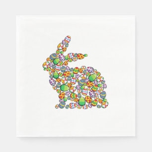Bunny Easter Egg Hunting Schattigee Konijnenlente Servet