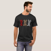 Bunny Easter Leopard Buffalo Rabbit Easter D T-shirt (Voorkant volledig)