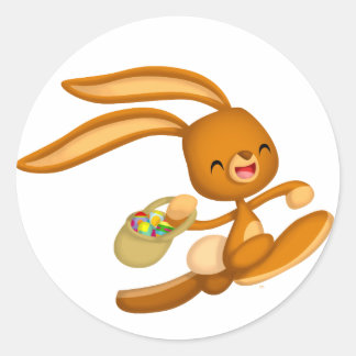 Bunny Easter op de Loose! cartoon sticker
