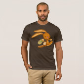 Bunny Easter op de Loose! cartoon T-shirt (Voorkant volledig)