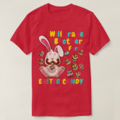 Bunny easter Snoep T-shirt (Design voorkant)