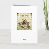  Bunny Easter Wenskaart Feestdagen Kaart (Achterkant)