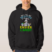 Bunny Eat Chocolate Eggs zal broeder voor ea verha Hoodie (Voorkant)