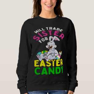 Bunny Eat Chocolate Eggs zal zuster voor EAS verha Trui