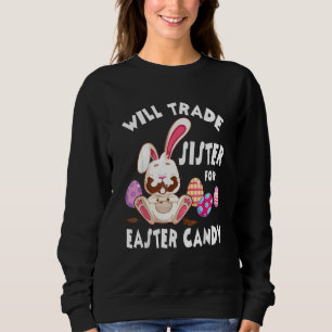 Bunny Eat Chocolate Eggs zal zuster voor EAS verha Trui