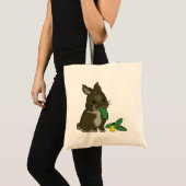 Bunny eating dandelion  tote bag (Voorkant (product))