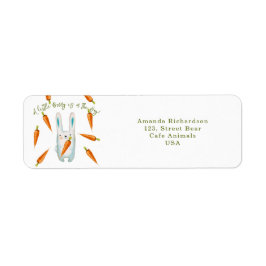 Bunny - Een klein konijntje is onderweg! baby show Etiket