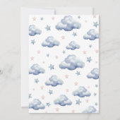 Bunny Eerste 1e Verjaardag baby jongen Kaart (Achterkant)