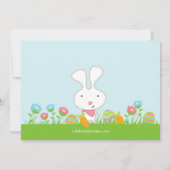 Bunny Egg Hunt Easter Brunch Partij Uitnodiging (Achterkant)