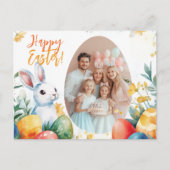  🐇Bunny & Egg-stravaganza Feestdagenkaart (Voorkant)