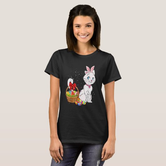 Bunny Eggs Costume Mannen Womens Kinder Cute East T-shirt (Voorkant volledig)