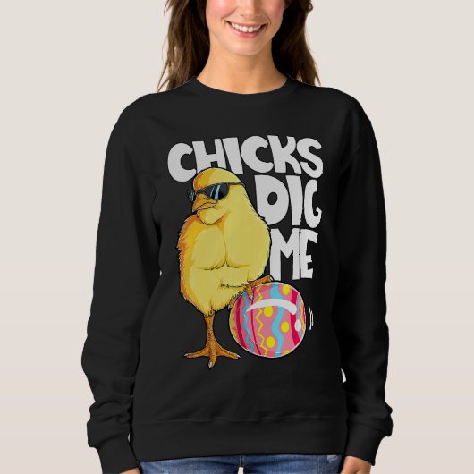 Bunny Eggs Hunting Family Matching Easter Day Girl Trui (Voorkant)