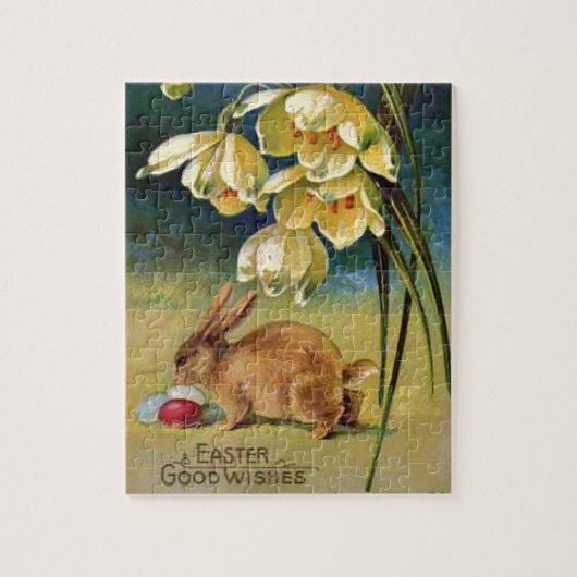 Bunny, Eieren en Snowdrops,  1910 Legpuzzel (Verticaal)