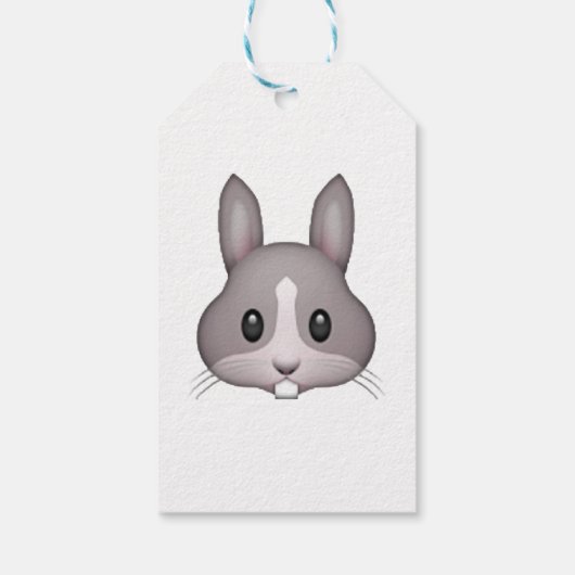 Bunny - Emoji Cadeaulabel (Achterkant)
