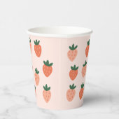 Bunny en aardbei papieren bekers (Rechts)