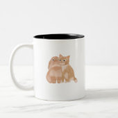 Bunny en Cat! mok (Links)