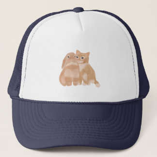 Bunny en Cat pet! Trucker Pet