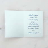  Bunny en Chick Easter Feestdagen Kaart (Binnen)