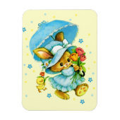  Bunny en Chick Easter Gift Magneet (Verticaal)