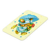 Bunny en Chick Easter Gift Magneet (Linkerzijde)