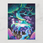 Bunny en Fairy Briefkaart (Voorkant)