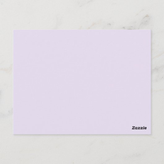 Bunny en Fairy Briefkaart (Achterkant)