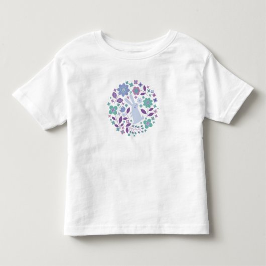 Bunny en Flowers T-Shirt (Voorkant)