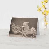  - Bunny en Hen, Kaart (Gele Bloem)