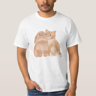 Bunny en kat t-shirt