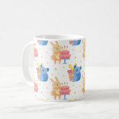 Bunny en Koala Beer over kinderopvoeding Koffiemok (Voorkant links)