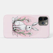 Bunny en lelies Case-Mate iPhone case (Achterkant (horizontaal))