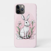 Bunny en lelies Case-Mate iPhone case (Achterkant)
