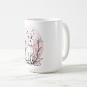 Bunny en lelies koffiemok (Voorkant rechts)