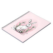 Bunny en lelies notitieboek (Linkerzijde)
