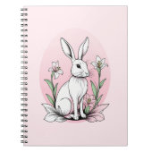 Bunny en lelies notitieboek (Voorkant)