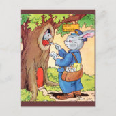 Bunny en Mailman Briefkaart (Voorkant)